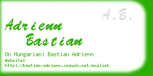 adrienn bastian business card